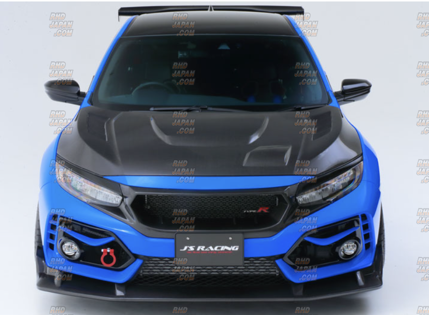 J's Racing Front Wing Spoiler Type-S FRP - Civic Type-R FK8 - RHDJapan